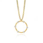 Κολιέ από ασήμι 925 με Swarovski πέτρες