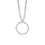 Κολιέ από ασήμι 925 με Swarovski πέτρες