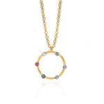 Κολιέ από ασήμι 925 με Swarovski πέτρες