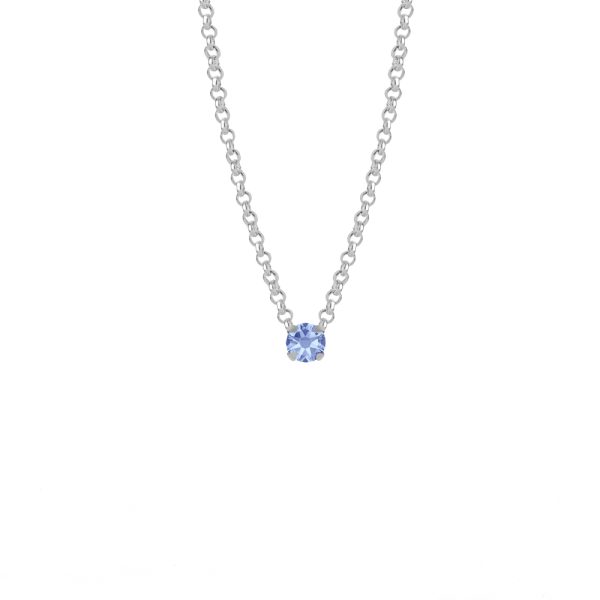 Κολιέ από ασήμι 925 με Swarovski πέτρες