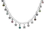 Κολιέ από ασήμι 925 με Swarovski πέτρες