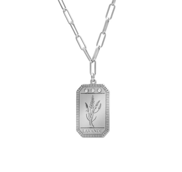 Κολιέ από ασήμι 925 με Swarovski πέτρες