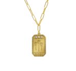 Κολιέ από ασήμι 925 με Swarovski πέτρες