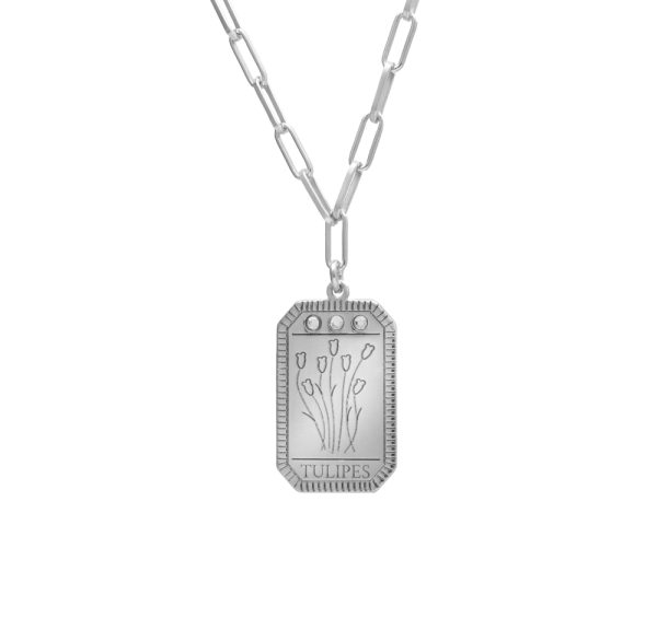 Κολιέ από ασήμι 925 με Swarovski πέτρες