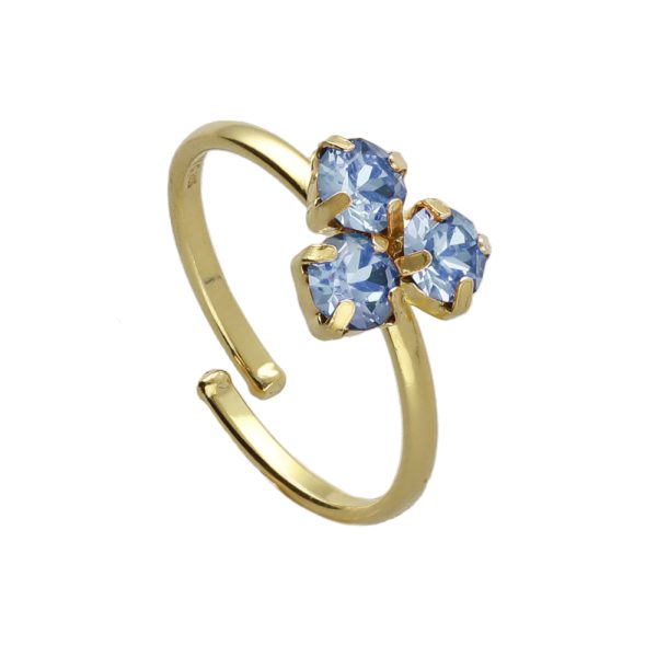 Δαχτυλίδι από ασήμι 925 με Swarovski πέτρες