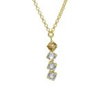 Κολιέ από ασήμι 925 με Swarovski πέτρες