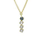 Κολιέ από ασήμι 925 με Swarovski πέτρες