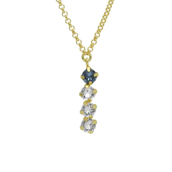 Κολιέ από ασήμι 925 με Swarovski πέτρες