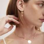 Σκουλαρίκια κρεμαστά από ασήμι 925 και Swarovski πέτρες - Image 3