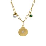 Κολιέ από ασήμι 925 με Swarovski πέτρες