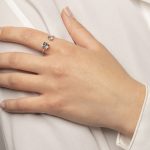 Δαχτυλίδι από ασήμι 925 με Swarovski πέτρες - Image 3