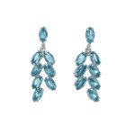 Σκουλαρίκια από ασήμι 925 με Swarovski πέτρες