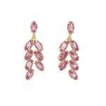Σκουλαρίκια από ασήμι 925 με Swarovski πέτρες