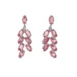 Σκουλαρίκια από ασήμι 925 με Swarovski πέτρες