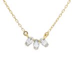 Κολιέ από ασήμι 925 με Swarovski πέτρες