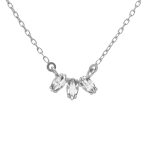 Κολιέ από ασήμι 925 με Swarovski πέτρες