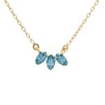 Κολιέ από ασήμι 925 με Swarovski πέτρες