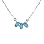 Κολιέ από ασήμι 925 με Swarovski πέτρες