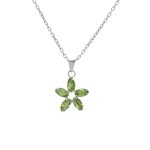 Κολιέ από ασήμι 925 με Swarovski πέτρες