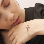 Βραχιόλι σταυρός από ασήμι 925 με Swarovski πέτρες - Image 2