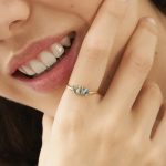 Δαχτυλίδι από ασήμι 925 με Swarovski πέτρες - Image 2