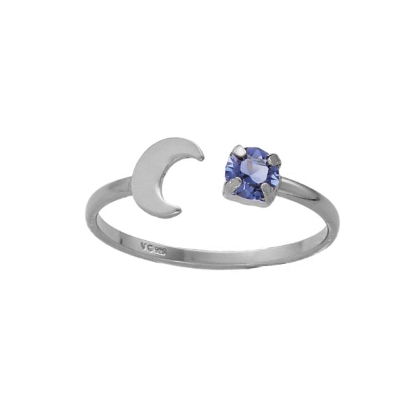 Δαχτυλίδι από ασήμι 925 με Swarovski πέτρες