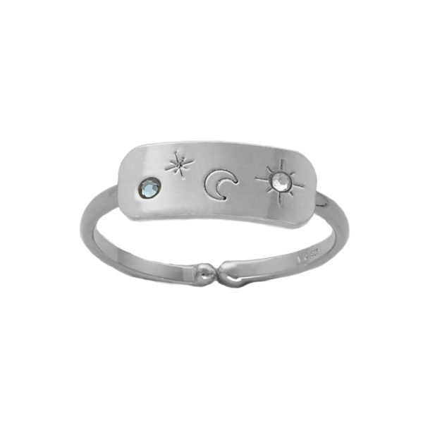 Δαχτυλίδι από ασήμι 925 με Swarovski πέτρες