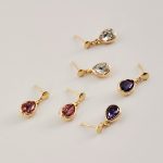 Σκουλαρίκια από ασήμι 925 με Swarovski πέτρες - Image 3
