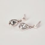 Σκουλαρίκια από ασήμι 925 με Swarovski πέτρες - Image 3