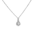 Κολιέ από ασήμι 925 με Swarovski πέτρες