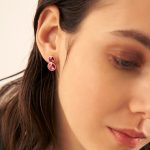 Σκουλαρίκια από ασήμι 925 με Swarovski πέτρες - Image 2