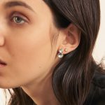 Σκουλαρίκια από ασήμι 925 με Swarovski πέτρες - Image 2