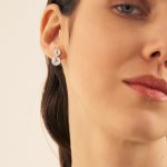 Σκουλαρίκια από ασήμι 925 με Swarovski πέτρες - Image 2