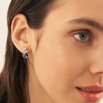 Σκουλαρίκια από ασήμι 925 με Swarovski πέτρες - Image 2