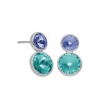 Σκουλαρίκια από ασήμι 925 με Swarovski πέτρες