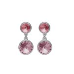 Σκουλαρίκια από ασήμι 925 με Swarovski πέτρες