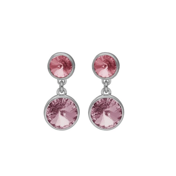 Σκουλαρίκια από ασήμι 925 με Swarovski πέτρες