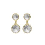 Σκουλαρίκια από ασήμι 925 με Swarovski πέτρες