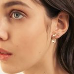Σκουλαρίκια από ασήμι 925 με Swarovski πέτρες - Image 2
