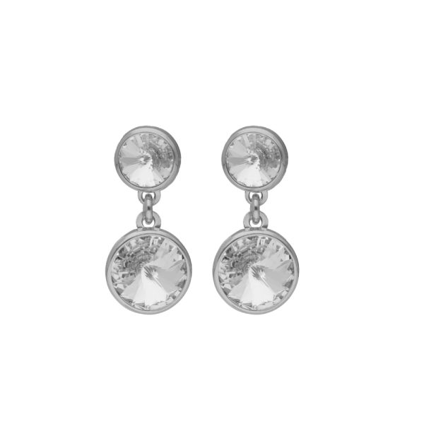 Σκουλαρίκια από ασήμι 925 με Swarovski πέτρες