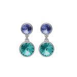 Σκουλαρίκια από ασήμι 925 με Swarovski πέτρες