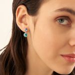 Σκουλαρίκια από ασήμι 925 με Swarovski πέτρες - Image 2