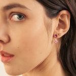 Σκουλαρίκια από ασήμι 925 με Swarovski πέτρες - Image 2