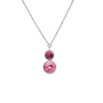 Κολιέ από ασήμι 925 με Swarovski πέτρες