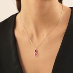 Κολιέ από ασήμι 925 με Swarovski πέτρες - Image 2