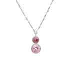 Κολιέ από ασήμι 925 με Swarovski πέτρες