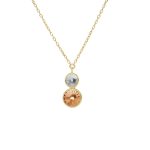 Κολιέ από ασήμι 925 με Swarovski πέτρες