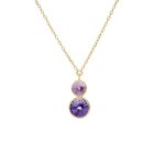 Κολιέ από ασήμι 925 με Swarovski πέτρες