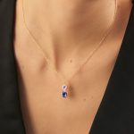 Κολιέ από ασήμι 925 με Swarovski πέτρες - Image 2