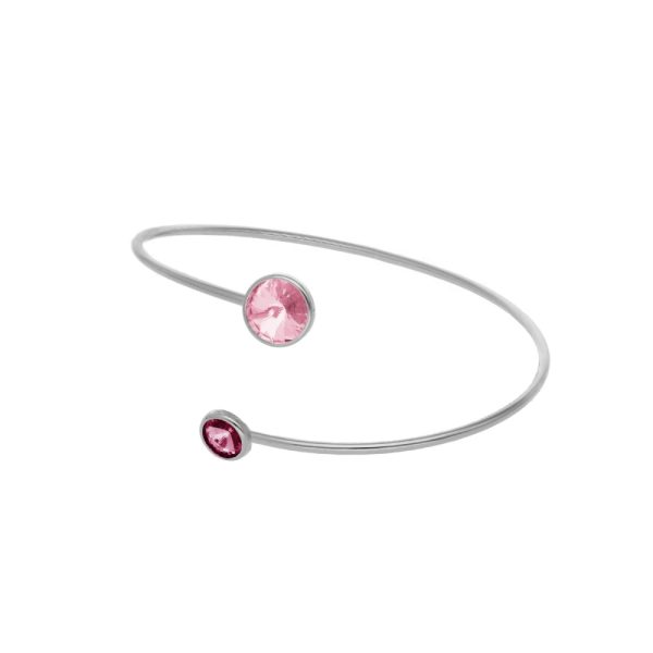 Βραχιόλι από ασήμι 925 με Swarovski πέτρες